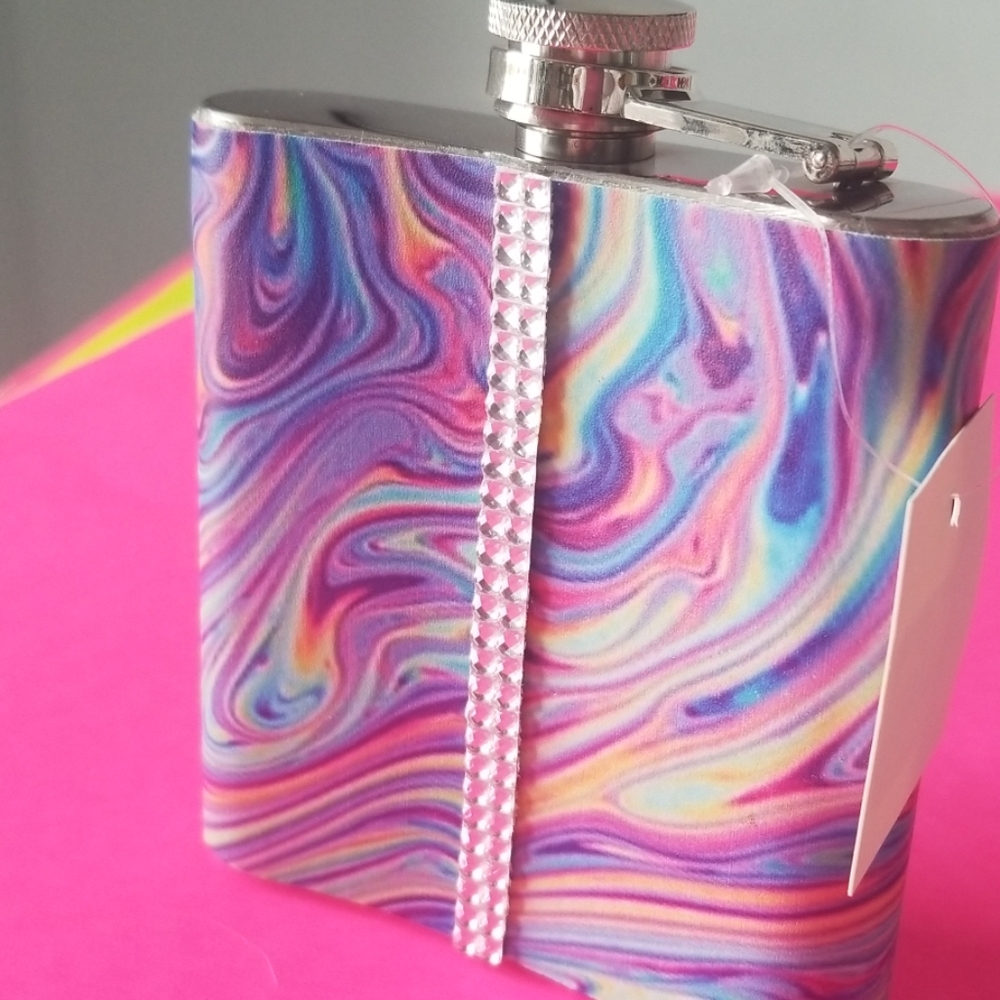 Bling  tie dye flask - Picture 4 of 7